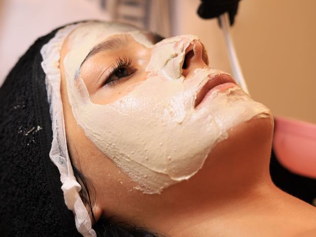 Detalle de tratamiento facial